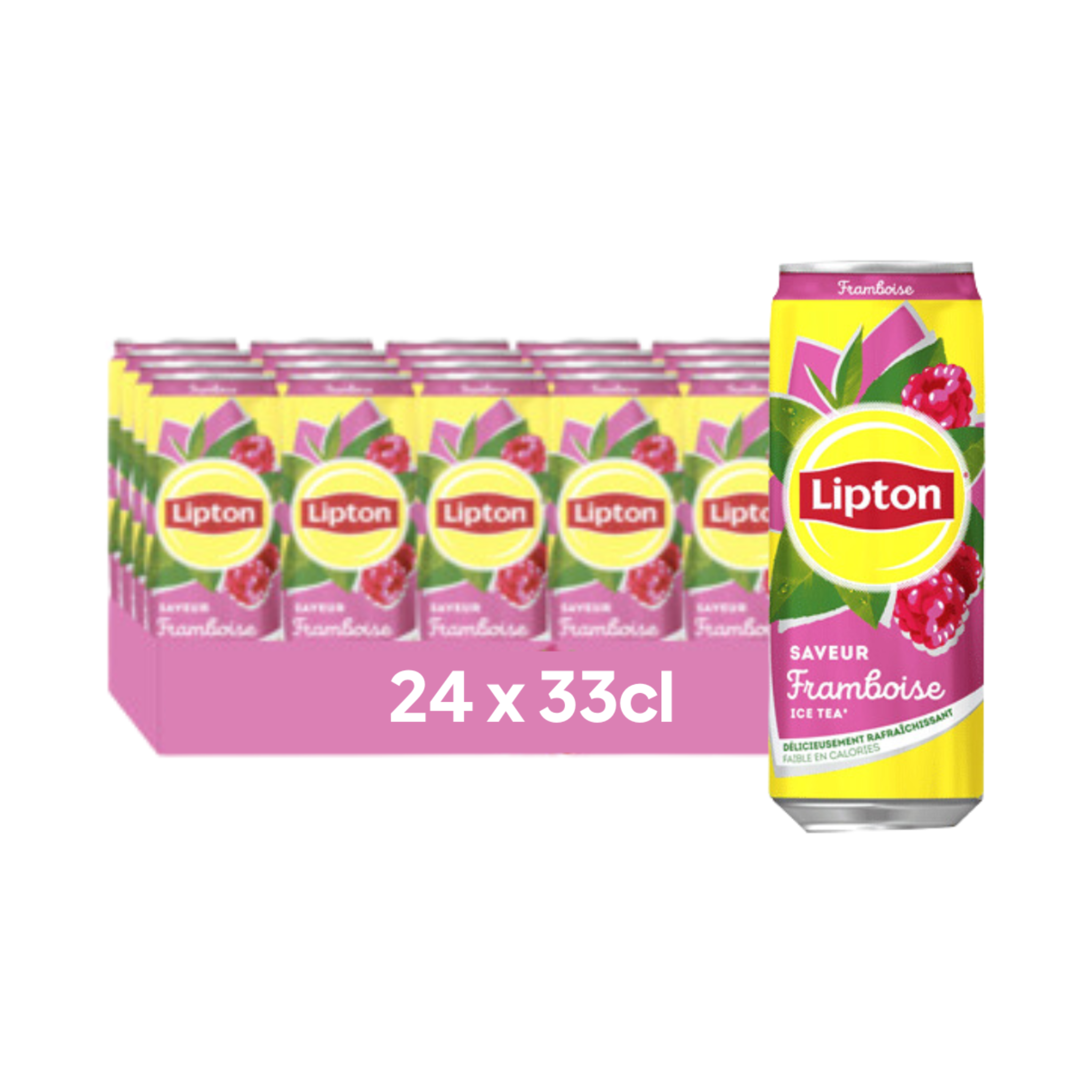 LIPTON Ice Tea Framboise - Pack 24x33cl