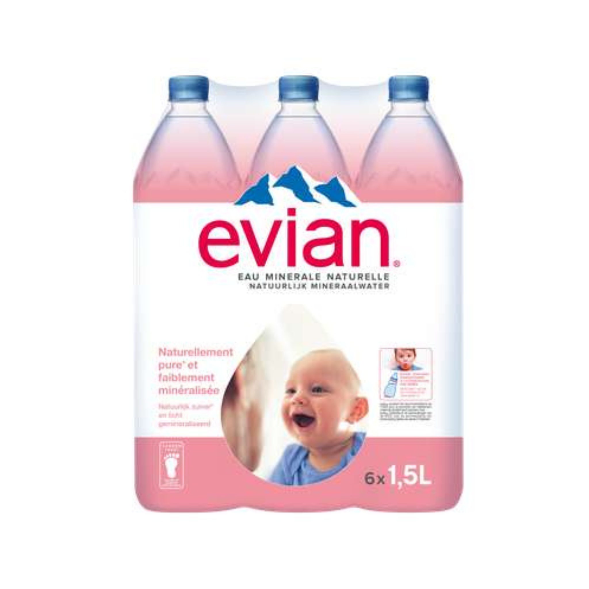 EVIAN - Pack 6x1.5L