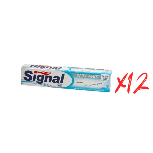 SIGNAL - Dentifrice Daily White 75ml lot 12