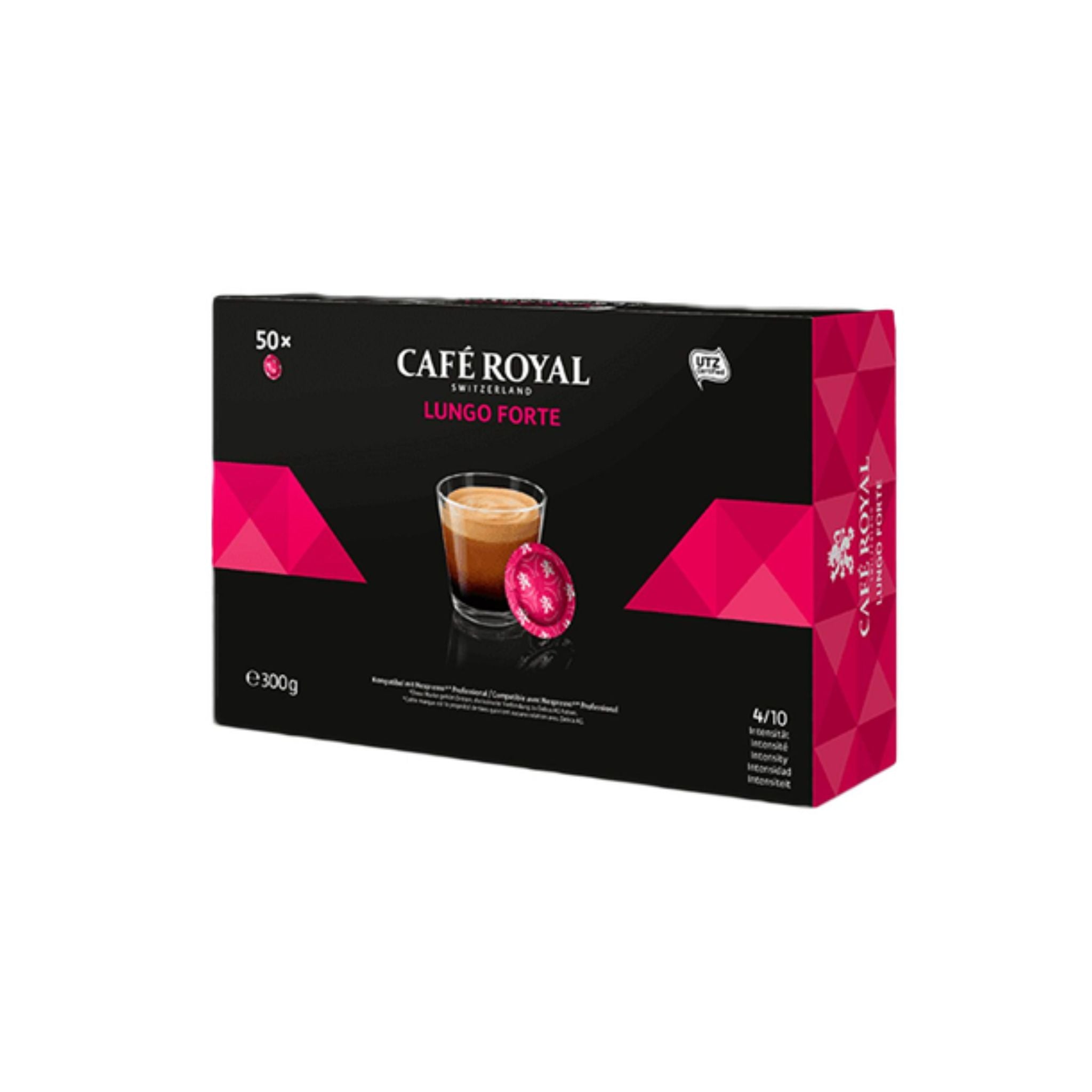 CAFE ROYAL - Café Lungo 4/10 Intensité 50 Capsules