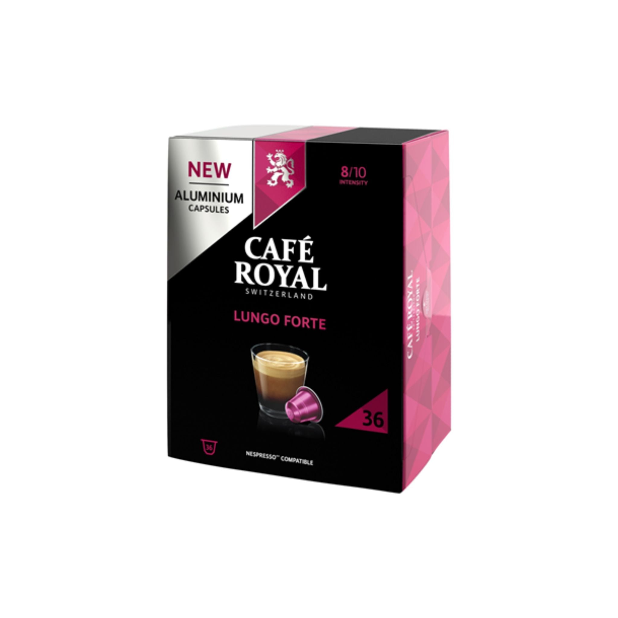 CAFE ROYAL - Café Lungo 8/10 Intensité 36 Capsules