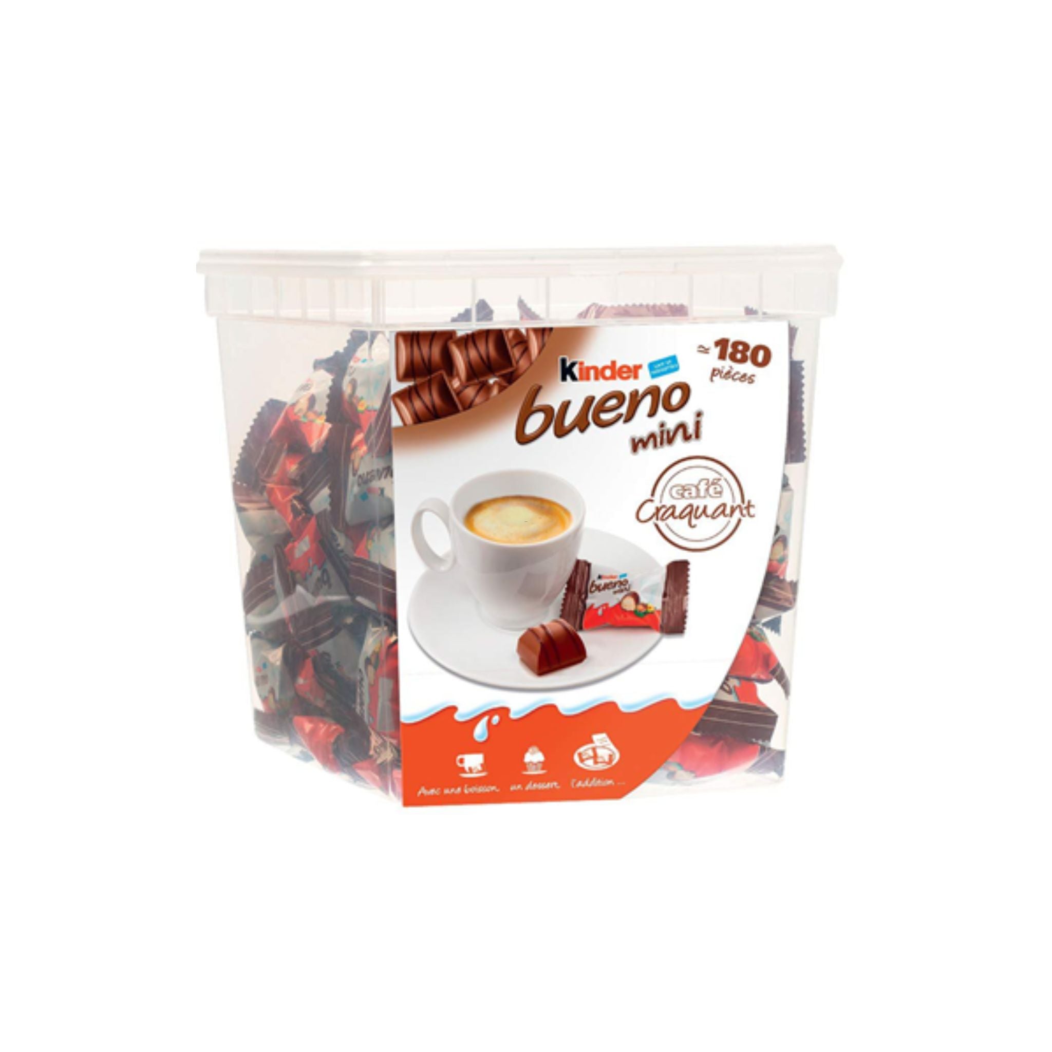 KINDER BUENO Mini - 180 pièces