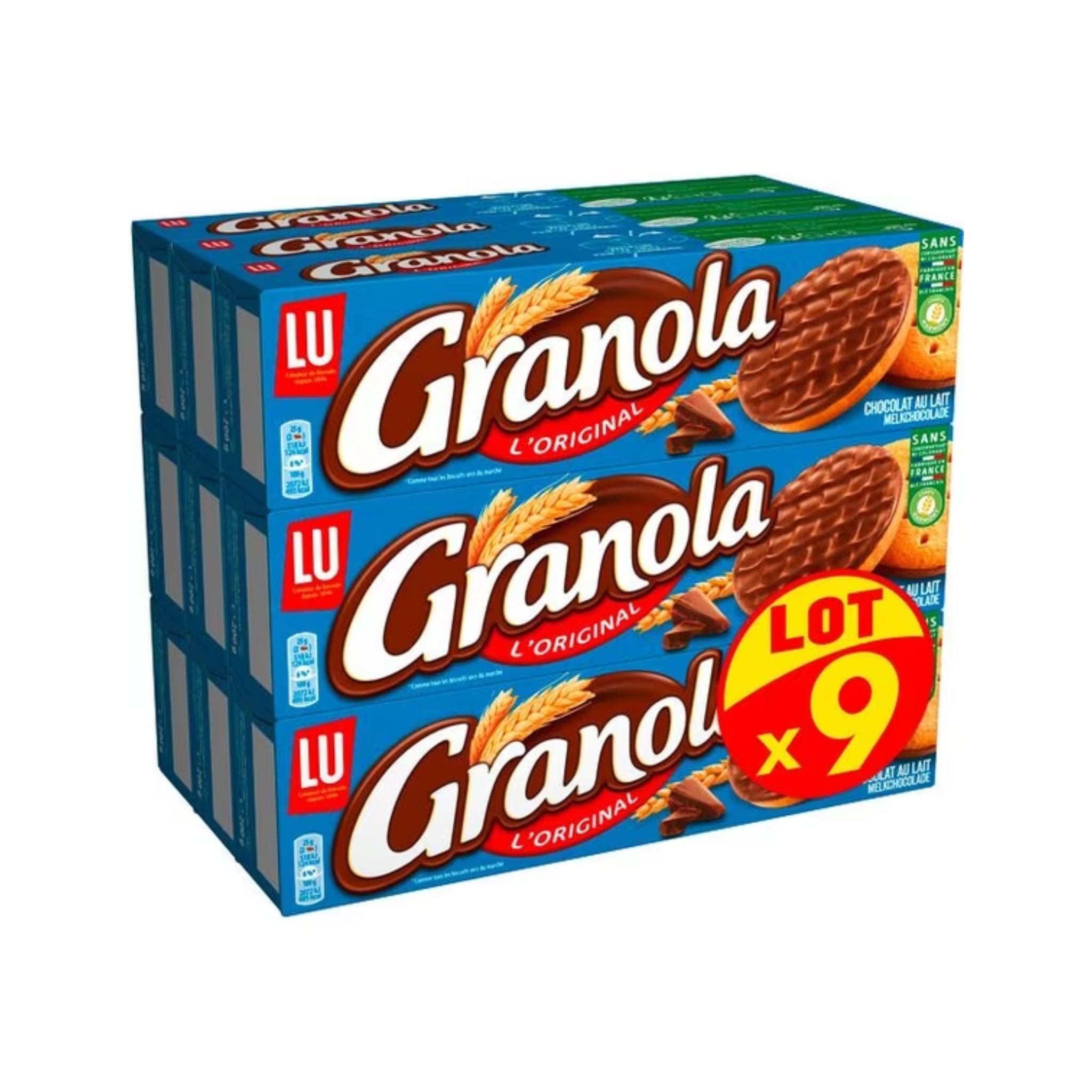 GRANOLA Lait - Pack 9x200g