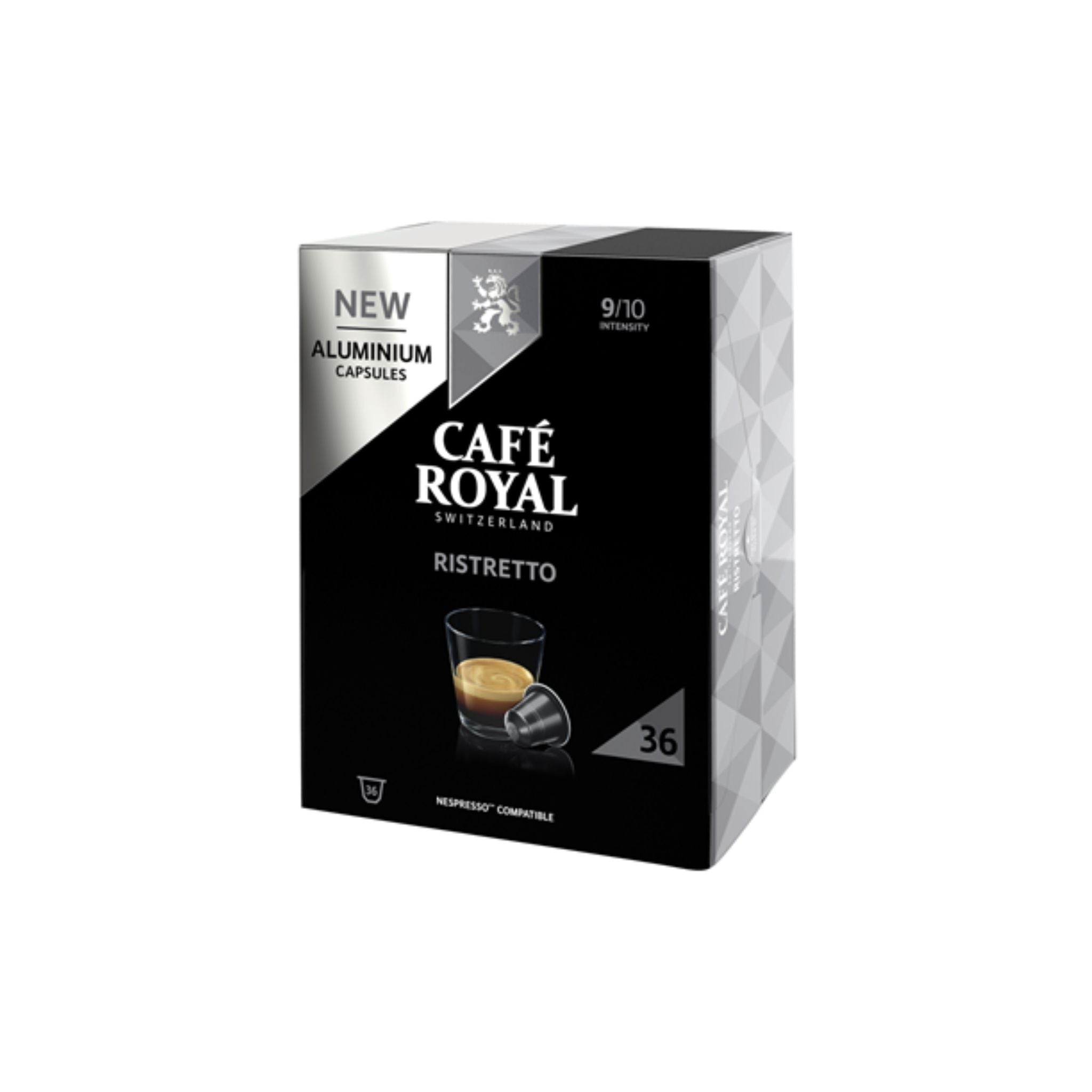 CAFE ROYAL Ristretto - 36 capsules 9/10 intensité