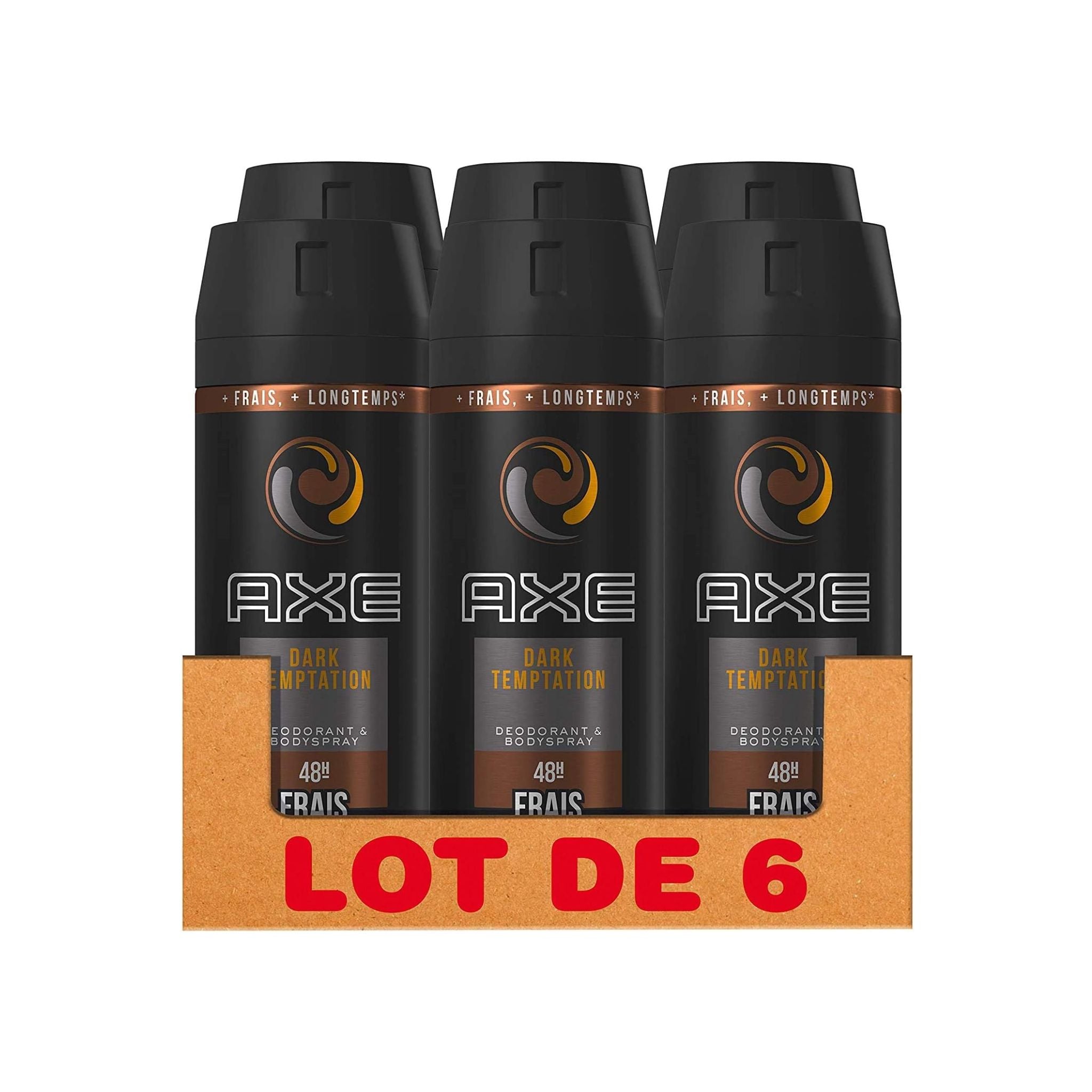 AXE - Dark Tentation 150 ml - Lot de 6