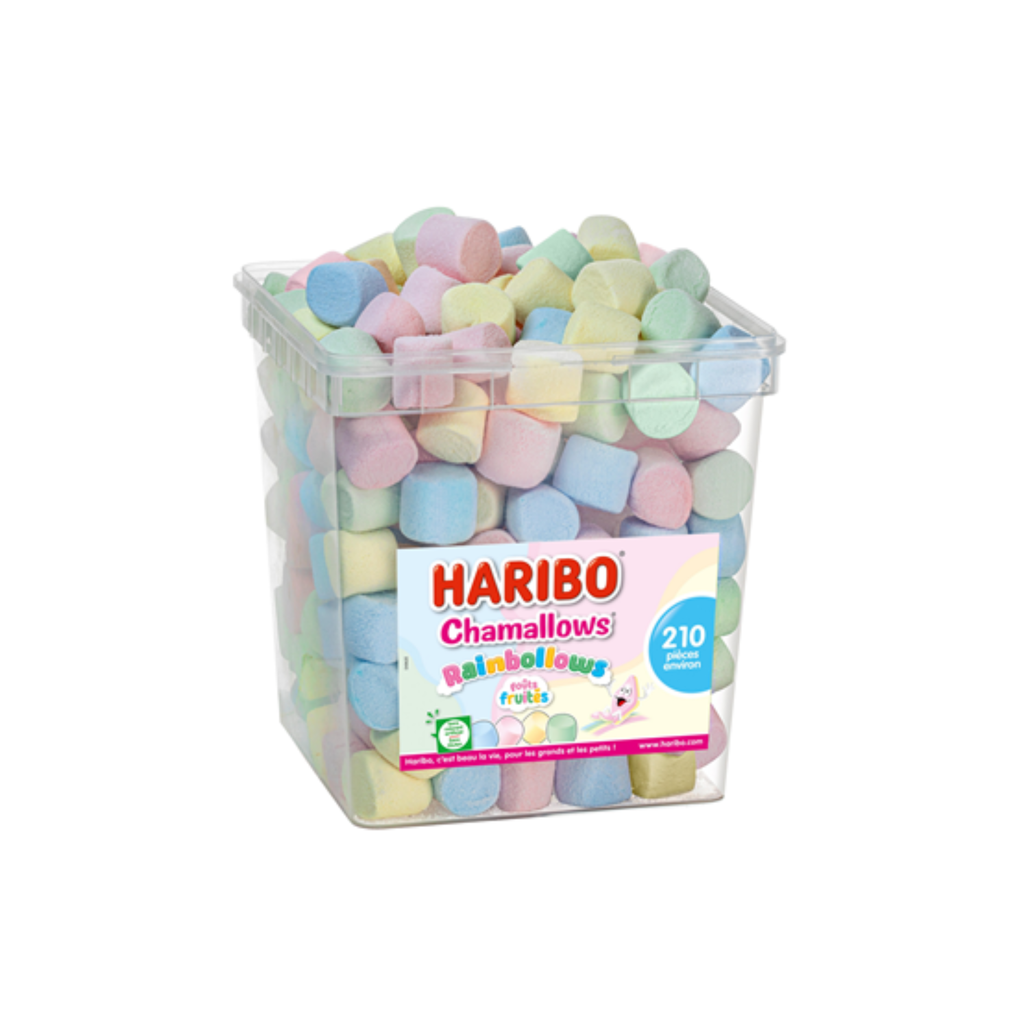 HARIBO - Chamallows Rainbollows Boîte 210 pièces