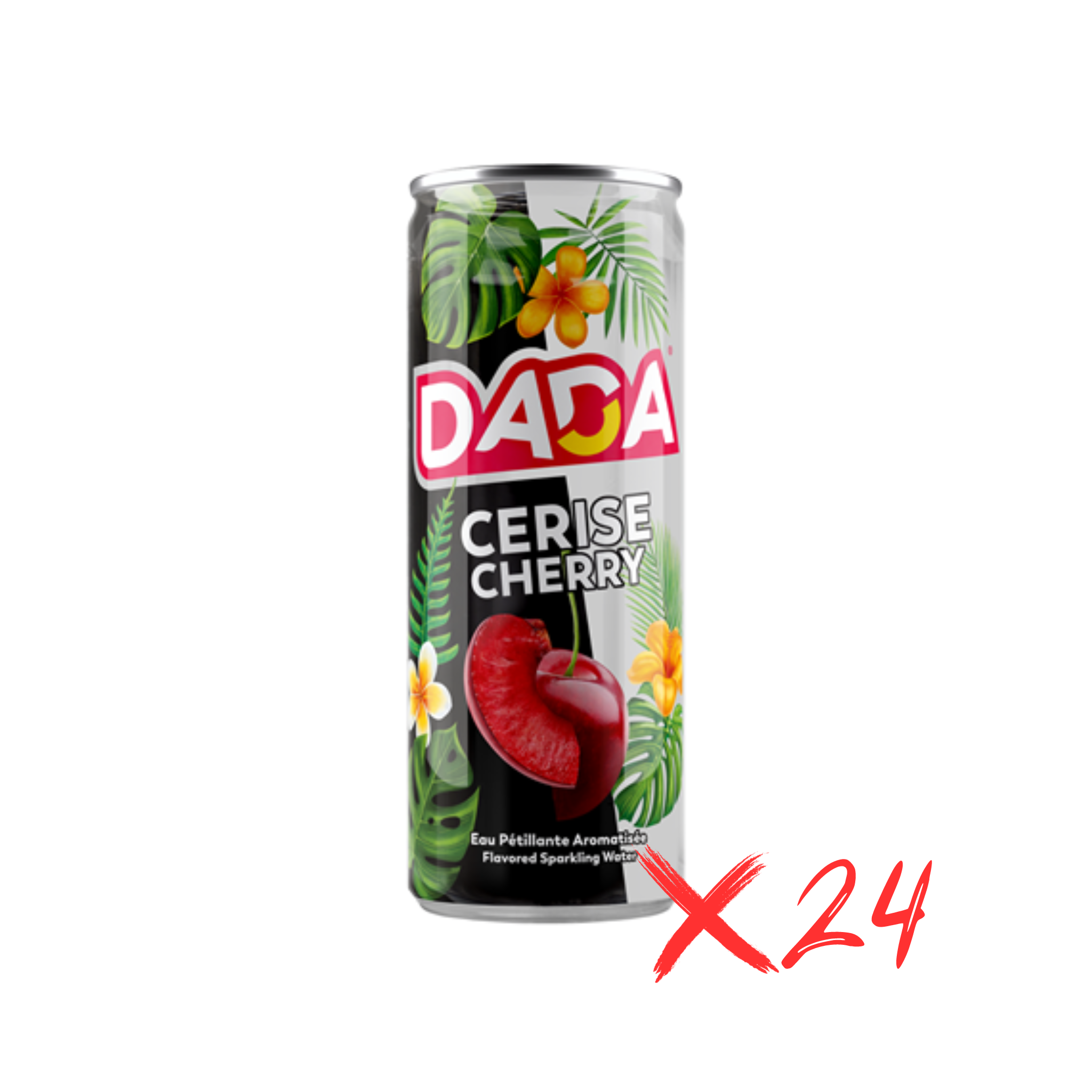 DADA - Eau gazeuse Cerise - 24x33cl