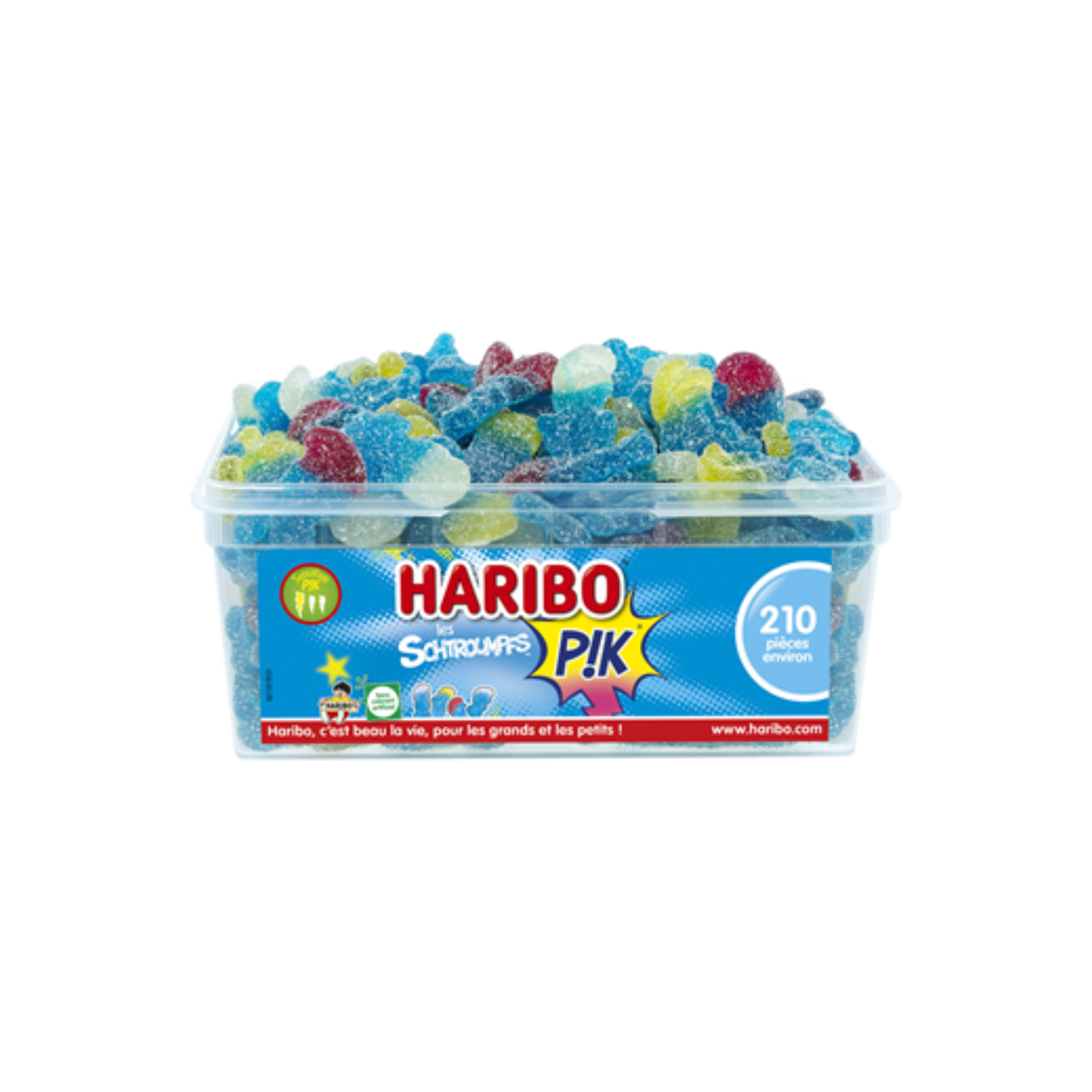 HARIBO - Schtroumphs Pik -Boîte 210 pièces