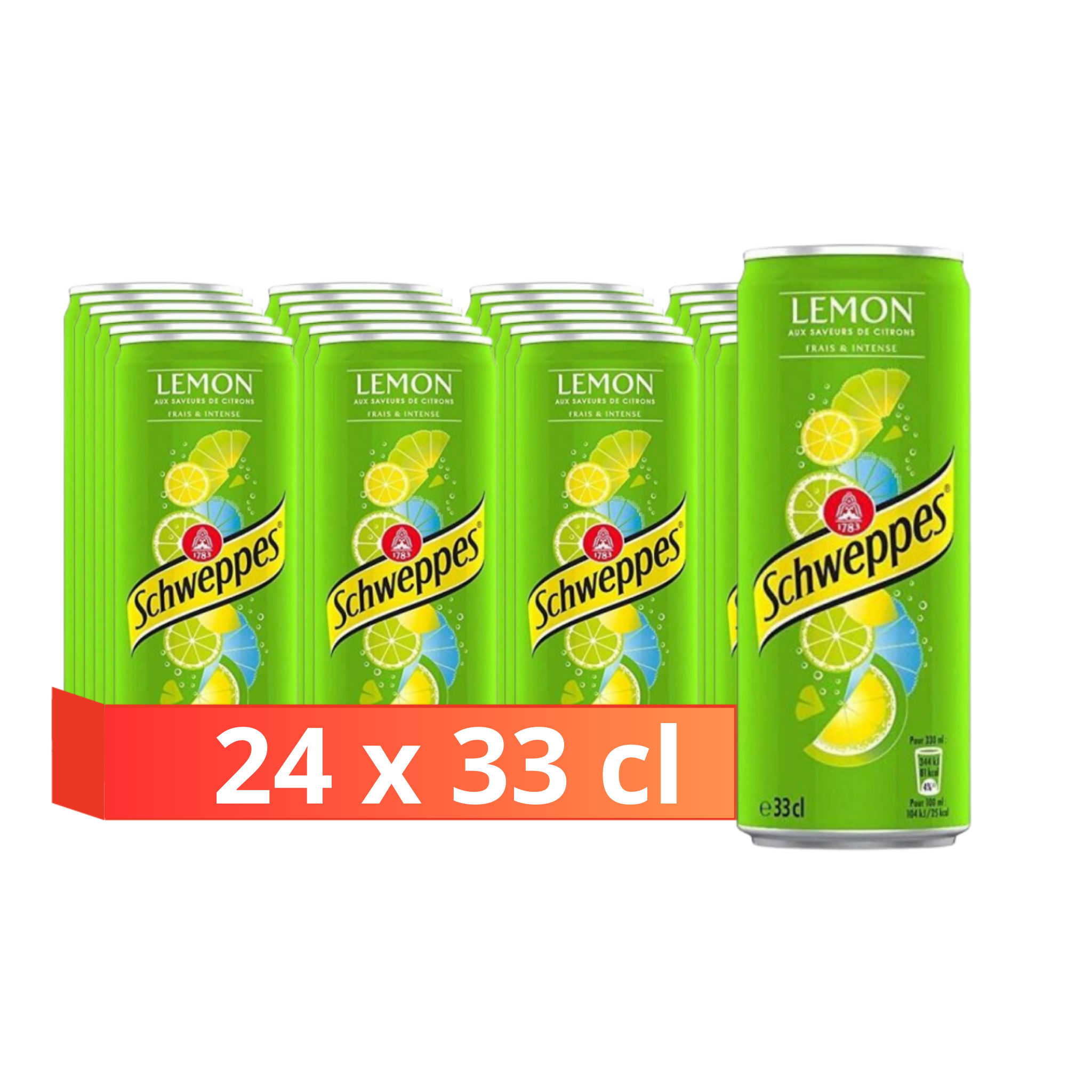 SCHWEPPES Lemon - Pack 24x33cl