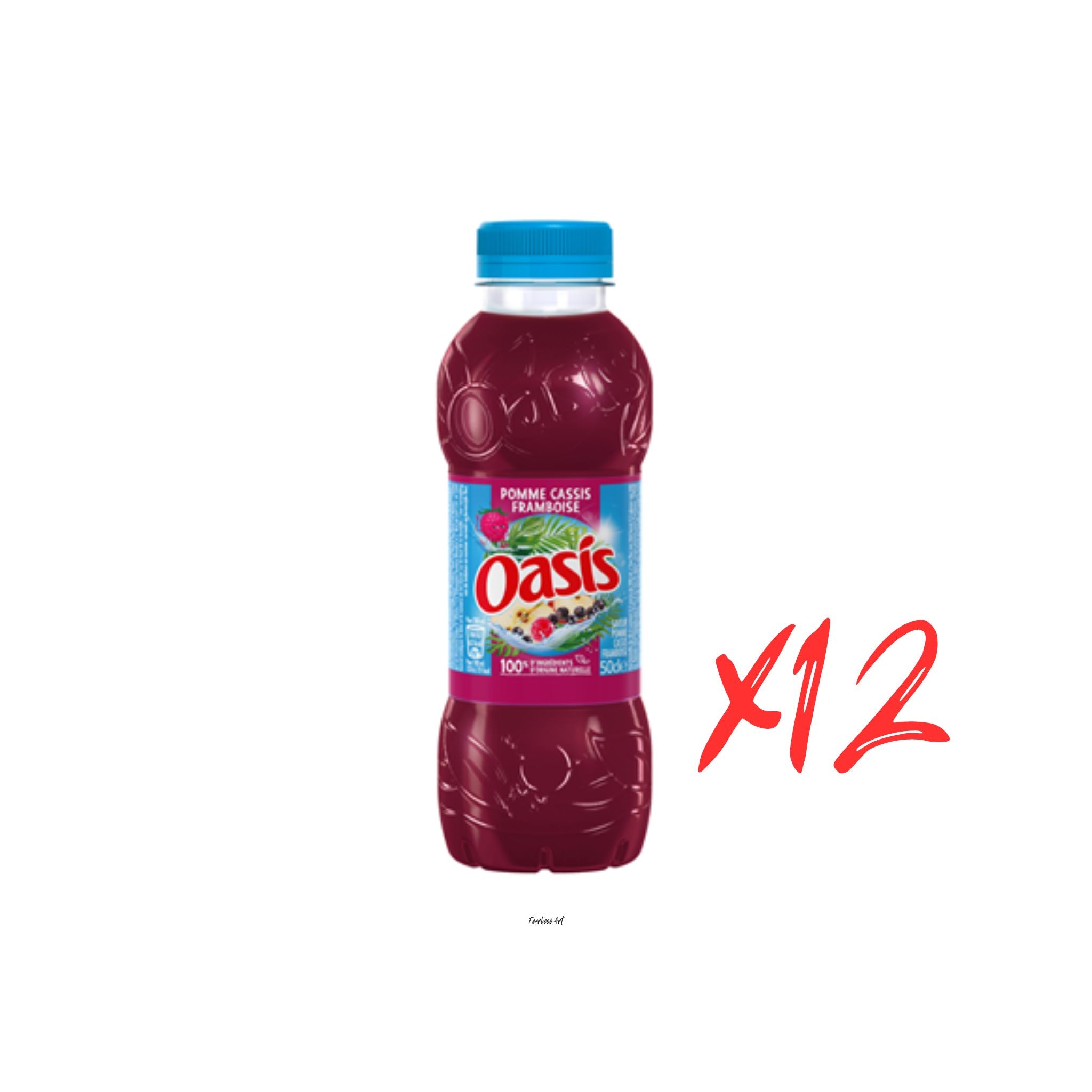 OASIS Pomme Cassis Framboise - Pack 12x50cl