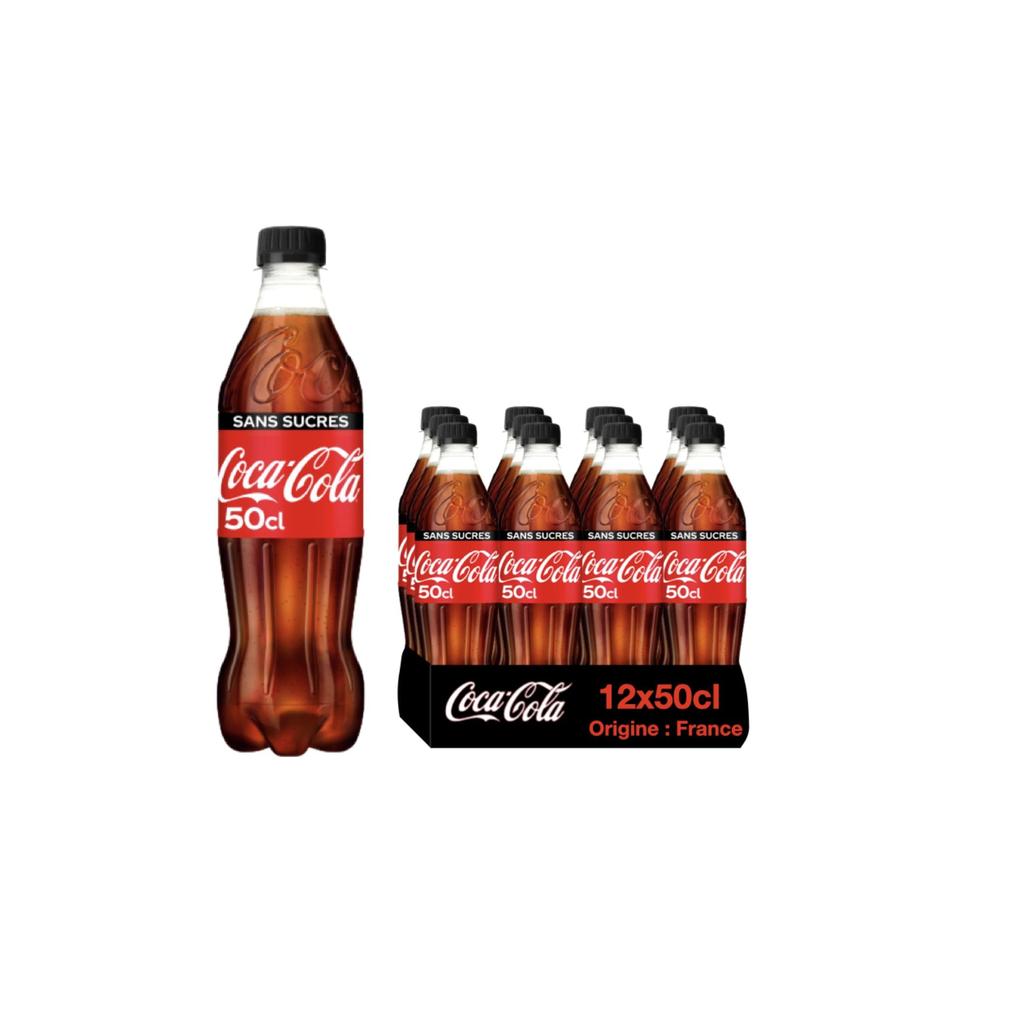 COCA COLA Zéro - Pack 12x50cl