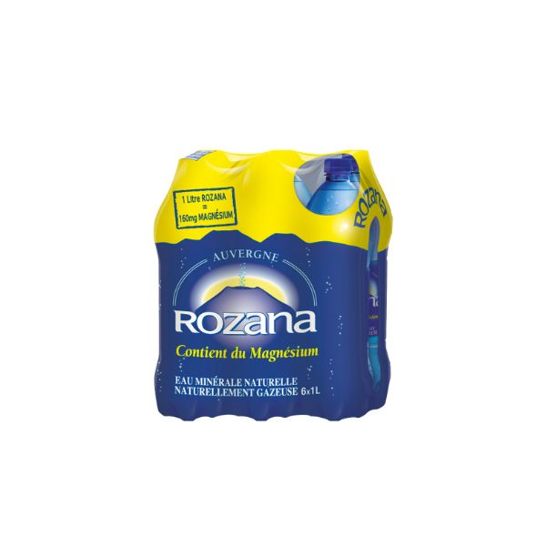 ROZANA - Eau Naturelle Gazeuse pack 6x1L